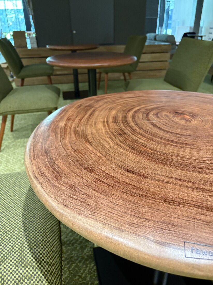 ＃1800 rewood RWエッジ仕上　輪切り　ブビンガ