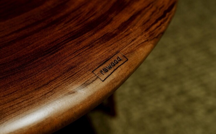 ＃1800 rewood RWエッジ仕上　輪切り　ブビンガ