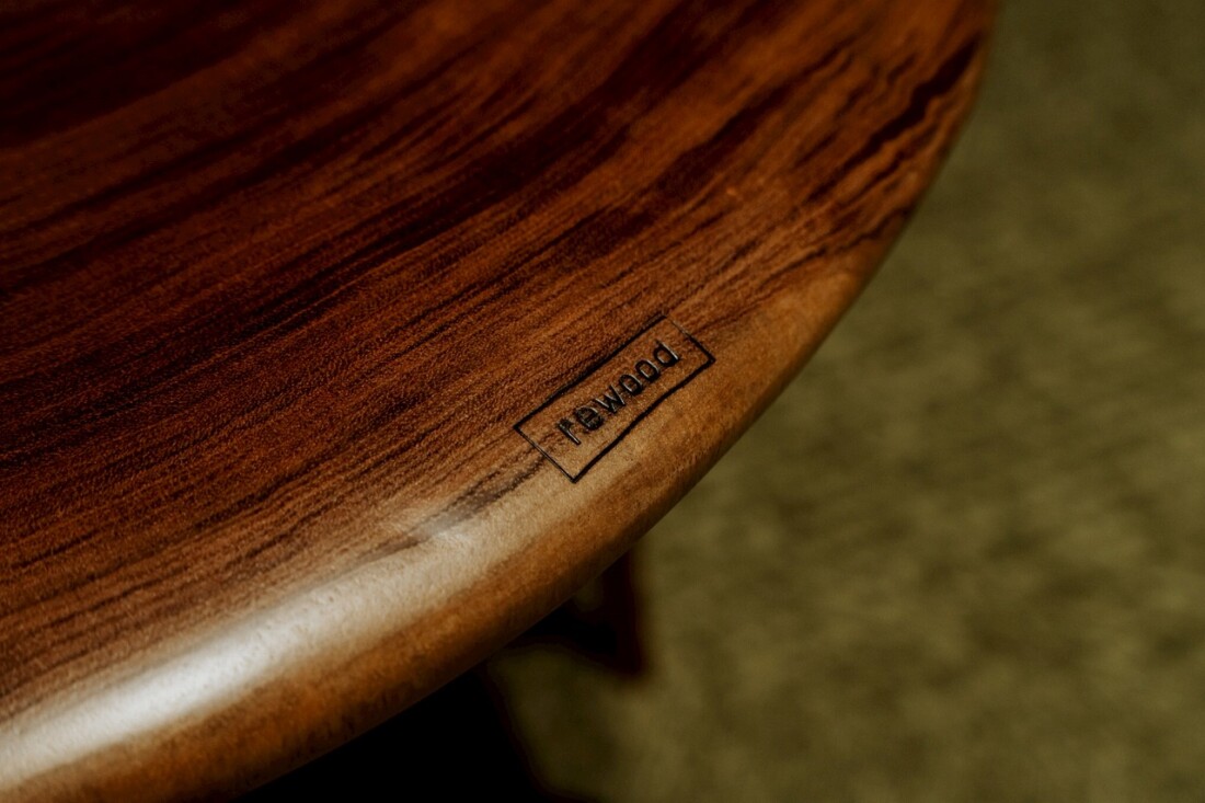 ＃1800 rewood RWエッジ仕上　輪切り　ブビンガ